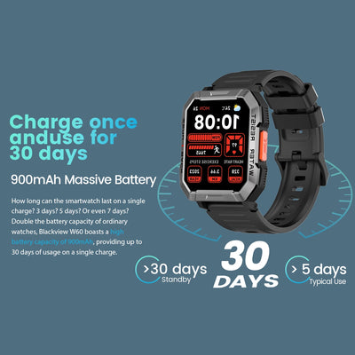 OSCAL Blackview W60 Rugged Smartwatch