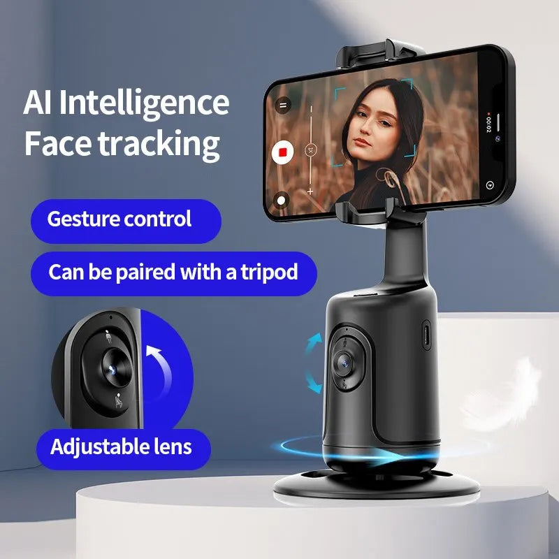 360° Smart Auto Face Object Tracking Holder