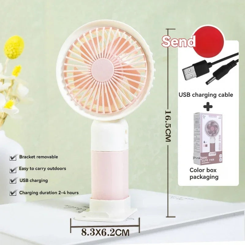 2024 New Handheld Mini Electric Fan Slient