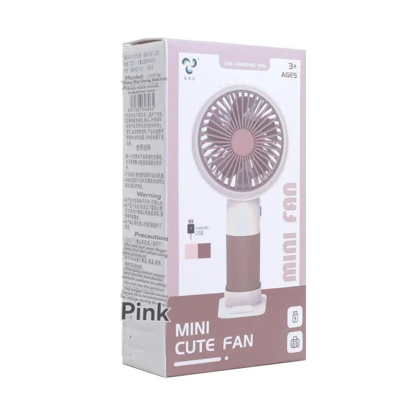 2024 New Handheld Mini Electric Fan Slient