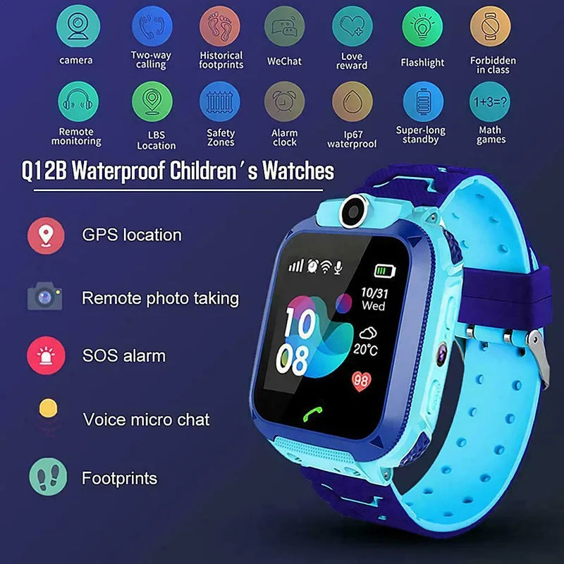 4G Kids Smart Watch Sos Location Camera Children